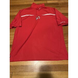 Nike Leading Edge Lacrosse Vintage Team Polo Red Size XL‎ Rare